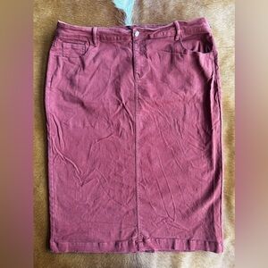 Nuggles denim skirt xxl 31” length